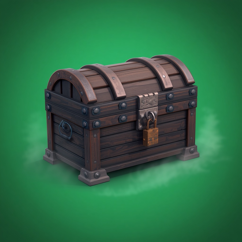 Common wooden mystery box
